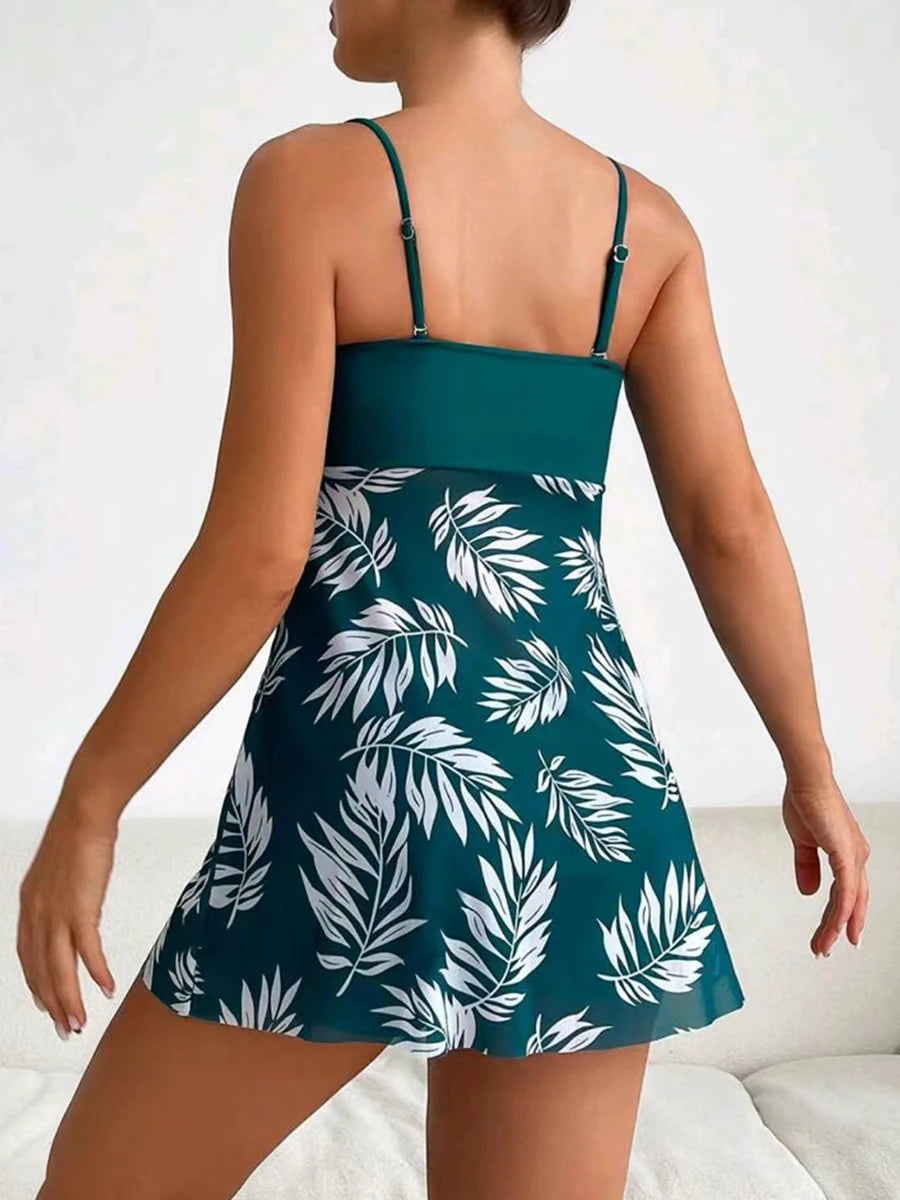 The Tankini That Broke the Beach – 2024 V-Tank Swimsuit Dress Set (With Shorts) for Women | Rockstar Cut, Bikini Rebellion Edition - Premium tankini from dsers - Just $45.99! Shop now at Lizard Vigilante