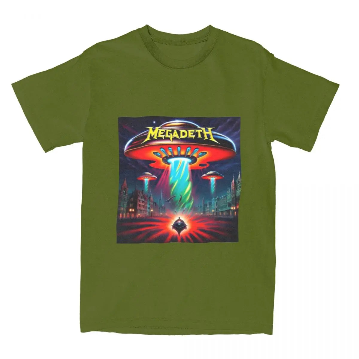 Megadeth Y2K Boston Custom Logo Cotton Tee – Men’s Short Sleeve Casual Summer T-Shirt - Premium t-shirt from Lizard Vigilante - Just $23.88! Shop now at Lizard Vigilante