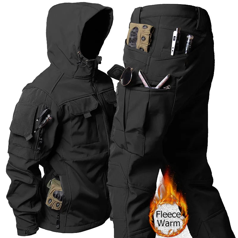 Outdoor Tactical Set (Jacket and Pants) - Premium snowsuit from Lizard Vigilante - Just $45.99! Shop now at Lizard Vigilante