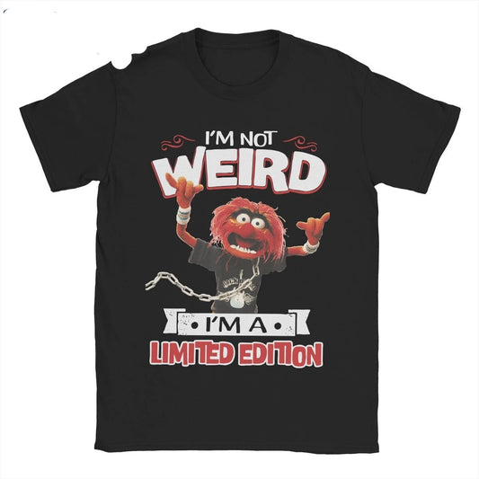 Tee Shirt Muppet Show Animal Rock I'm Not Weird I'm A Limited Edition T Shirts Cotton Hipster T-Shirt Big Size Clothing - Lizard Vigilante