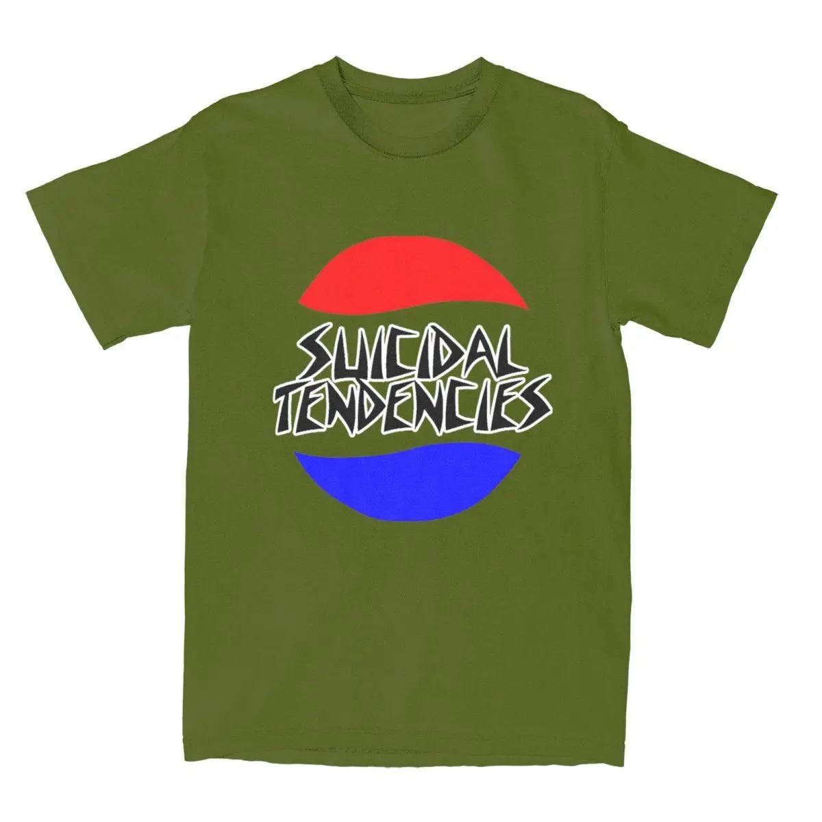 Men Women Rock Suicidal Tendencies Music Heavy Graphic T Shirt Merchandise Vintage 100% Cotton T Shirt Tops Birthday Gift - Premium T-Shirt from Lizard Vigilante - Just $23.99! Shop now at Lizard Vigilante