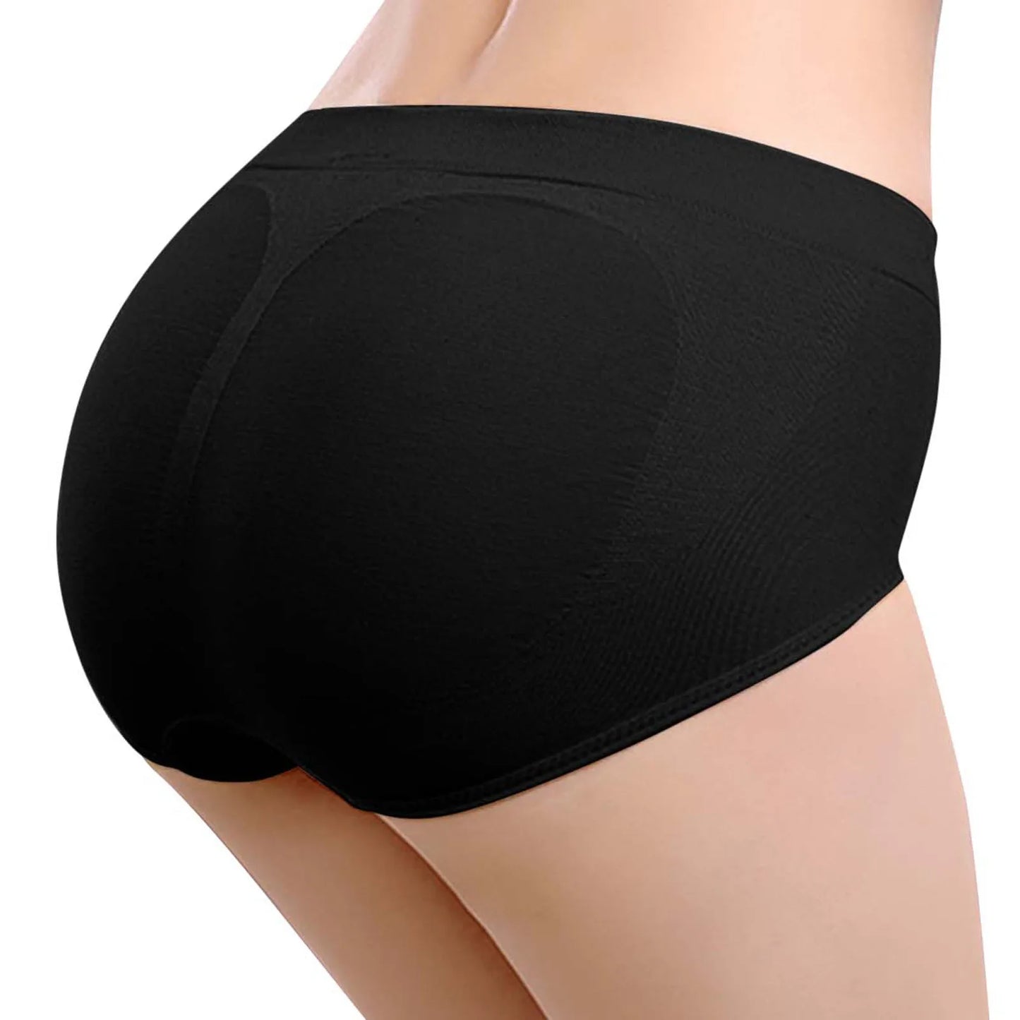 Women’s Soft Seamless Hip-Enhancing Padded Briefs – Butt Lift Panties, Comfort Fit, Full Coverage Underwear - Premium panties from Lizard Vigilante - Just $14.44! Shop now at Lizard Vigilante