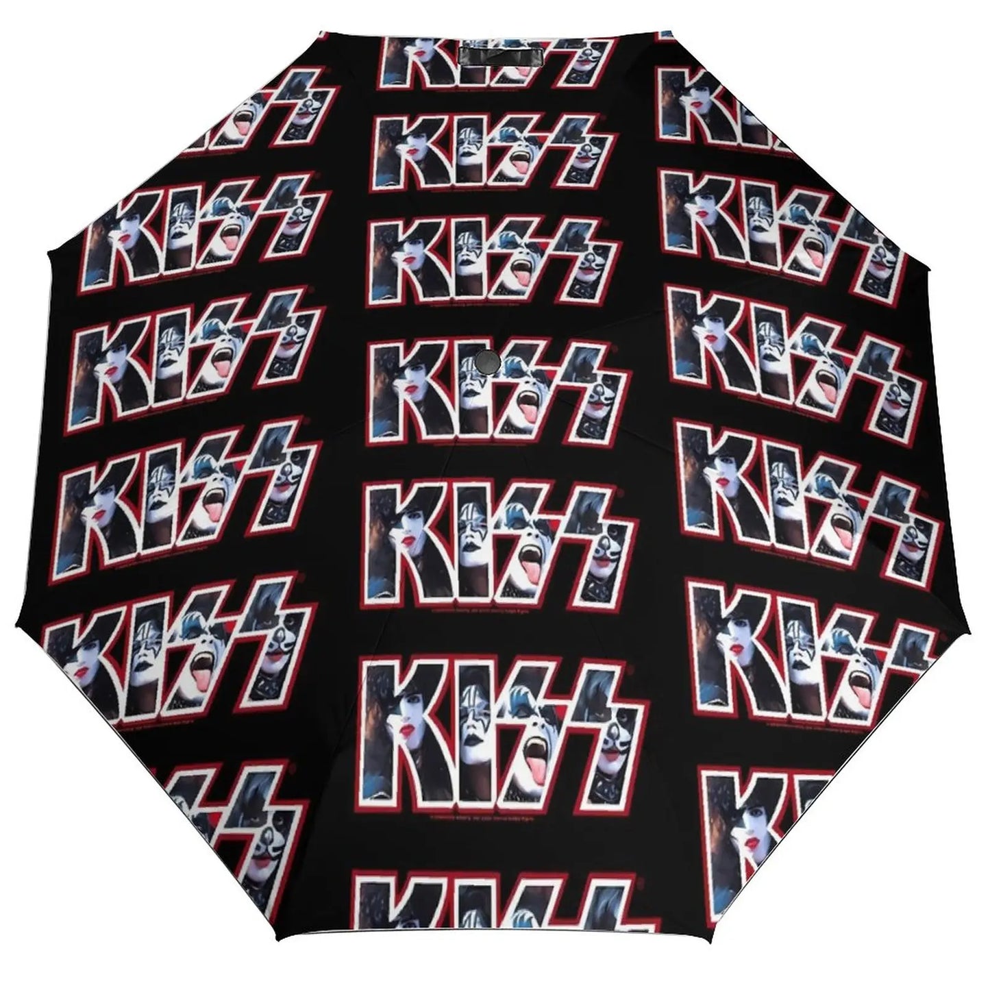 Kiss Logo Umbrella Rock Band Print Unique Windshield Sunshield Umbrella Folding Golf - Premium  from Lizard Vigilante - Just $45.99! Shop now at Lizard Vigilante