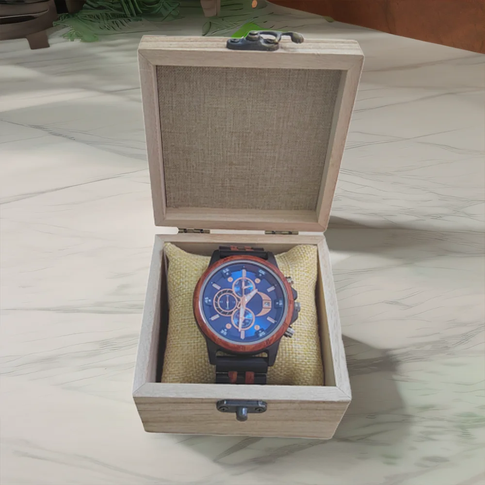 Wooden Watches for Men - Fashion Anniversary Wedding Day Gift for Husband - Premium  from Lizard Vigilante - Just $36.99! Shop now at Lizard Vigilante