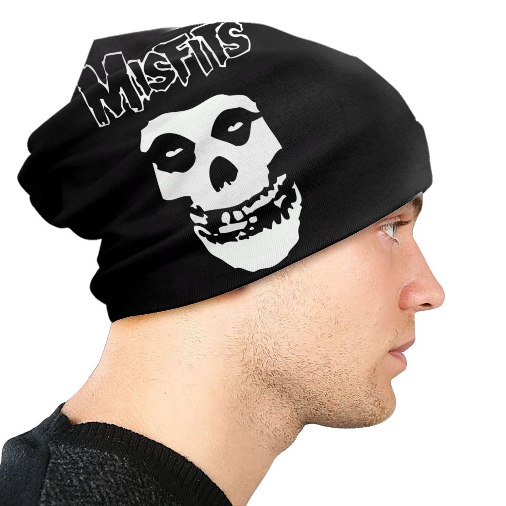 Misfits Horror Punk Rock Knit Beanie – Unisex Winter Skull Cap for Men & Women - Premium beanie from dsers - Just $19.99! Shop now at Lizard Vigilante