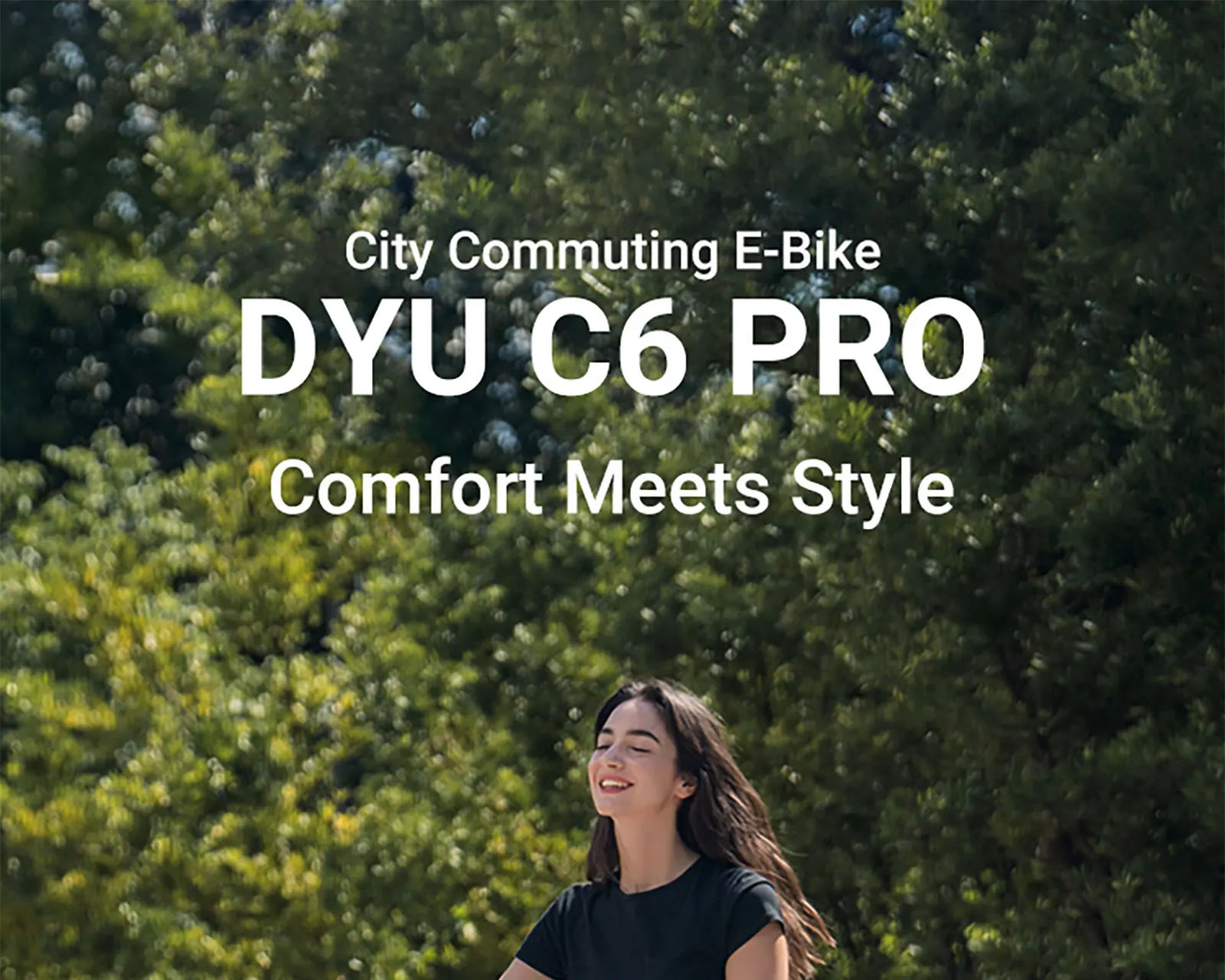 DYU C6 Pro Luxury Street Cruiser E-Bike | 26” Rockstar City Ride With 250W Motor, 36V 15.6Ah Power Core & Two-Seat Chaos Mode