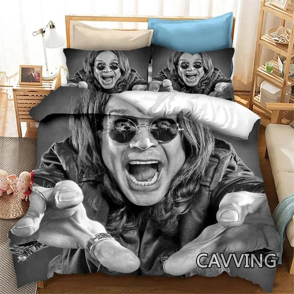 Dive into Heavy Metal Dreams with the Ozzy Osbourne 3D Bedding Set - Premium bedding from Lizard Vigilante - Just $63.99! Shop now at Lizard Vigilante