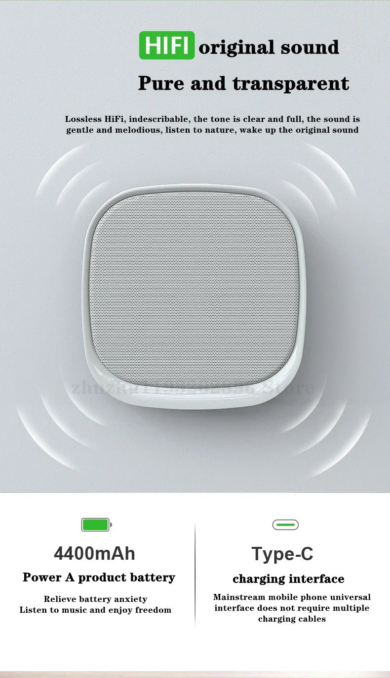 Shop Wall-mounted Bluetooth Speaker TWS Interconnection Built-in 4400 MAh Battery Boom Box Wireless 3D Surround Stereo Subwoofer