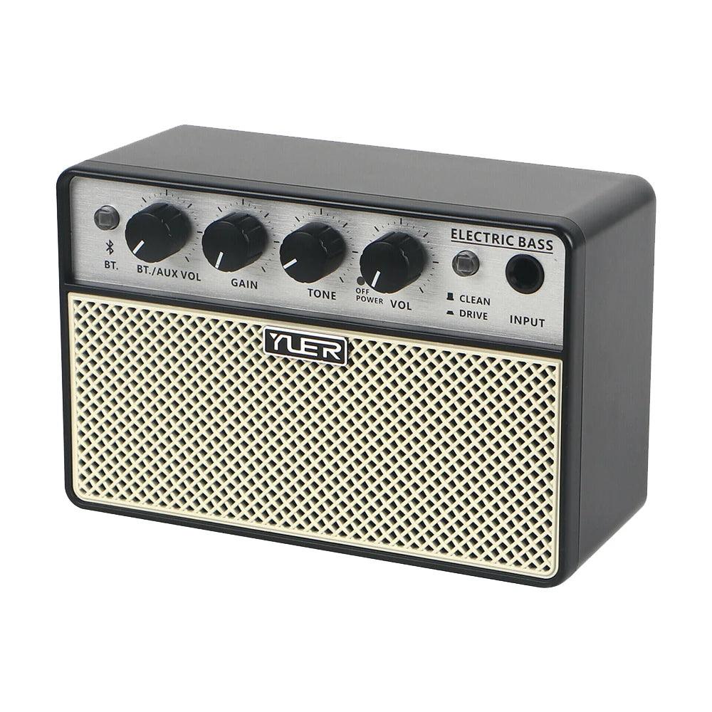 Yuer-BA-10 Portable Audio Bluetooth Electric Guitar Bass Amplifier Clean/drive Effect 10w Small Speaker Practice Accessories - Lizard Vigilante