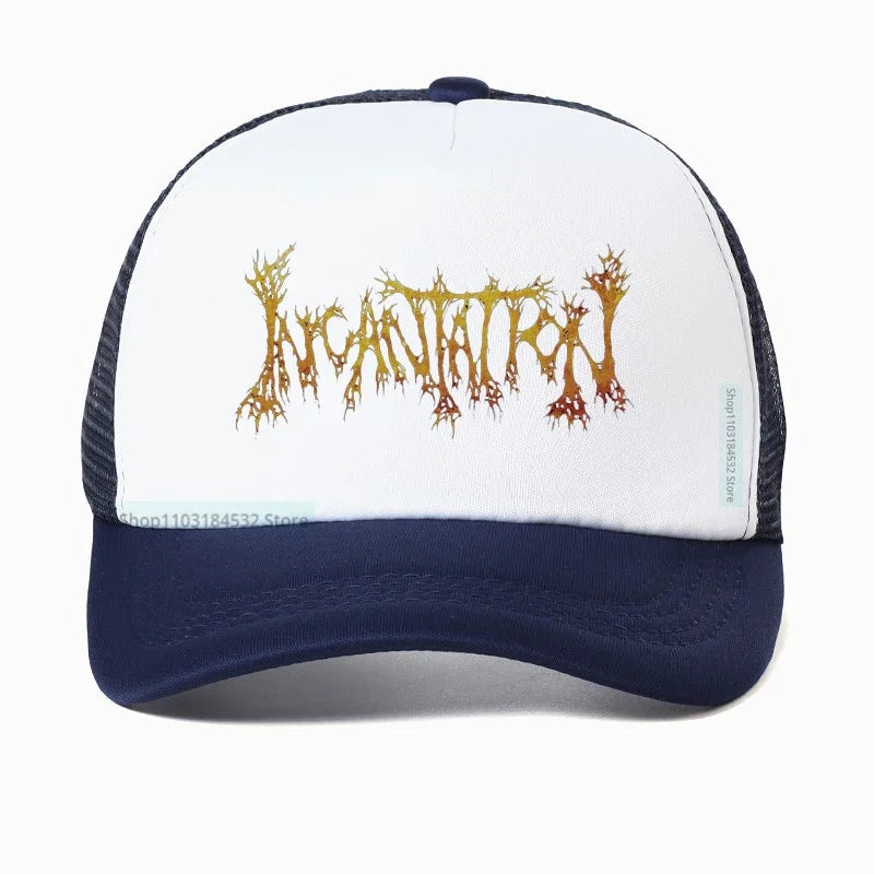 Incantation Death Metal Immolation Mayhem Watain Blood Baseball Cap - Unisex Metal Band Snapback Hat, Adjustable Rock Hat for Men & Women - Premium Hats from Lizard Vigilante - Just $23.88! Shop now at Lizard Vigilante