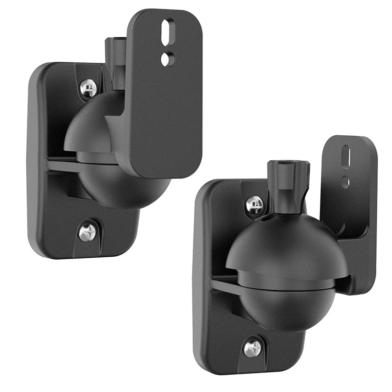 LINGYOU Universal Surround Sound Speaker Wall Mount Bracket for Home Theater with Rotatable and Adjustable Angle 2Pcs/Pair - Premium  from Lizard Vigilante - Just $24.99! Shop now at Lizard Vigilante