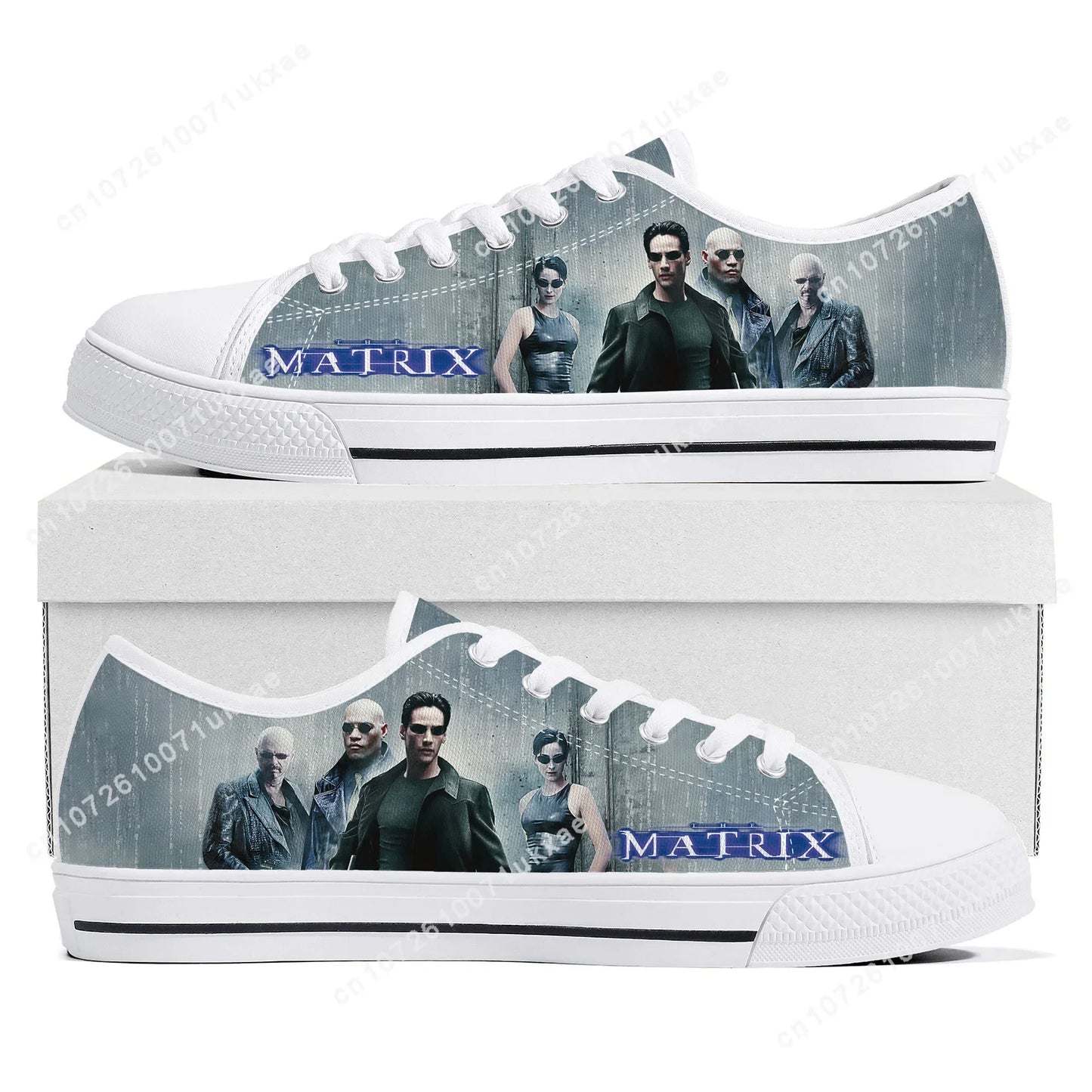 The Matrix Sneakers Movie Low Top Shoes Mens Womens Teenager Canvas High Quality Sneaker Casual ennis shoes - Premium sneakers from Lizard Vigilante - Just $39.99! Shop now at Lizard Vigilante