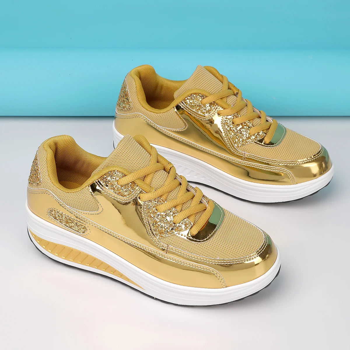 Shockwave Siren Platform Sneakers 2025 – Thick-Soled Rebel Wedge Edition