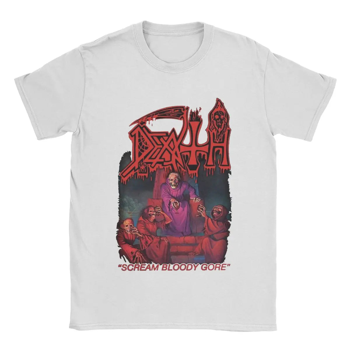 Death Rock Band "Scream Bloody Gore" T-Shirt – Men’s & Women’s 100% Cotton Funny Casual Tee - Premium T-Shirt from Lizard Vigilante - Just $23.88! Shop now at Lizard Vigilante