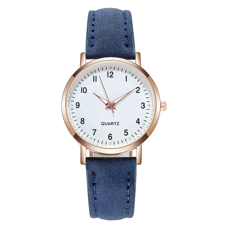 Rojozor Women's Fashion Casual Quartz Watch - Simple Small Dial Leather Strap Wristwatch with Luminous Hands - Premium wristwatch from Lizard Vigilante - Just $28.88! Shop now at Lizard Vigilante