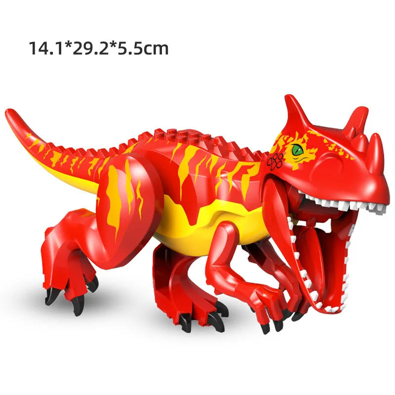 Dinosaurs Figures Bricks Building Blocks Velociraptor Jurassic Dino World Large T-Rex Triceratops Indominus Rex Toys For Kids - Premium toys from Lizard Vigilante - Just $1.99! Shop now at Lizard Vigilante