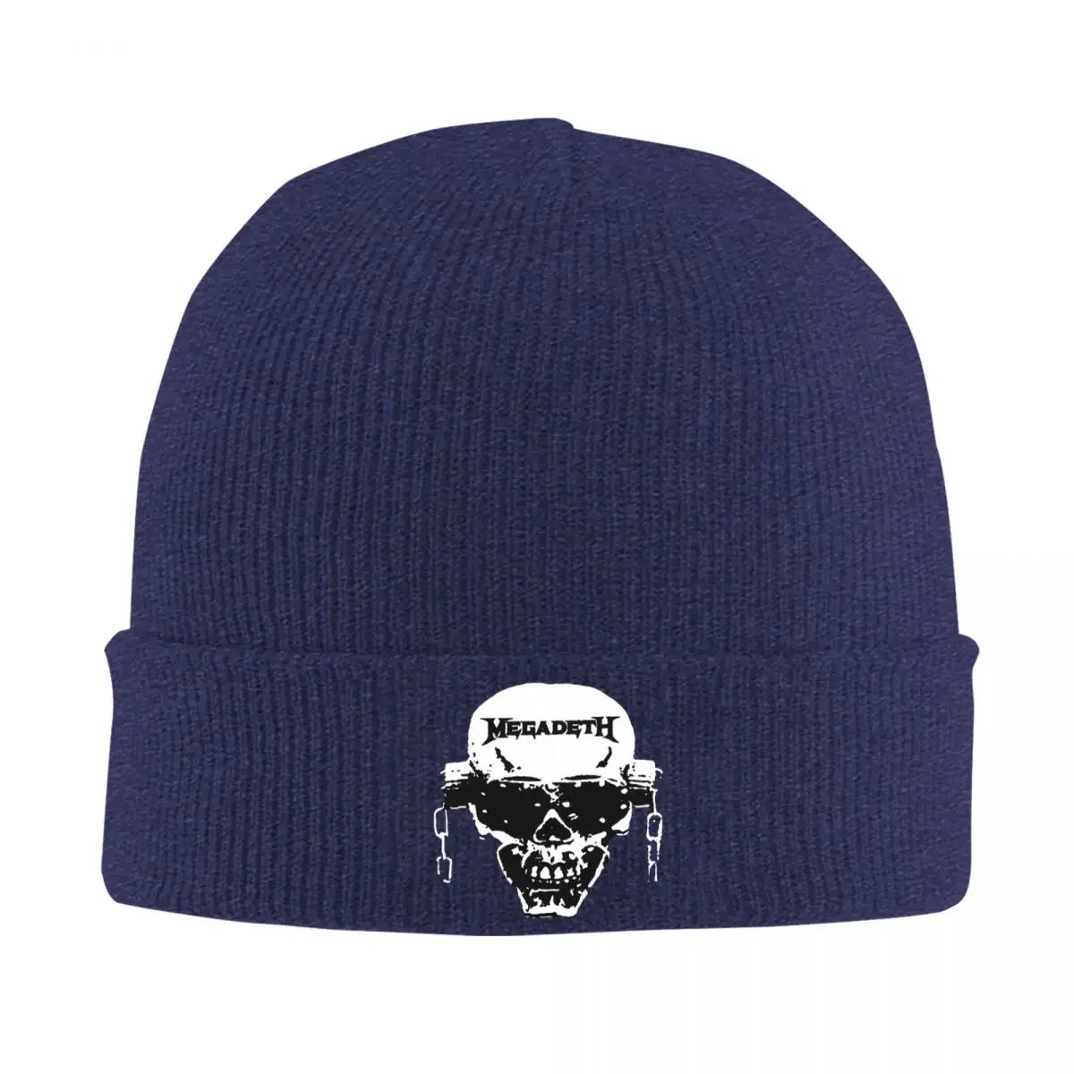 Megadeth Rock Metal Knit Beanie – Unisex Acrylic Winter Hat, Warm and Stylish Hip Hop Cap - Premium beanie from Lizard Vigilante - Just $22.88! Shop now at Lizard Vigilante