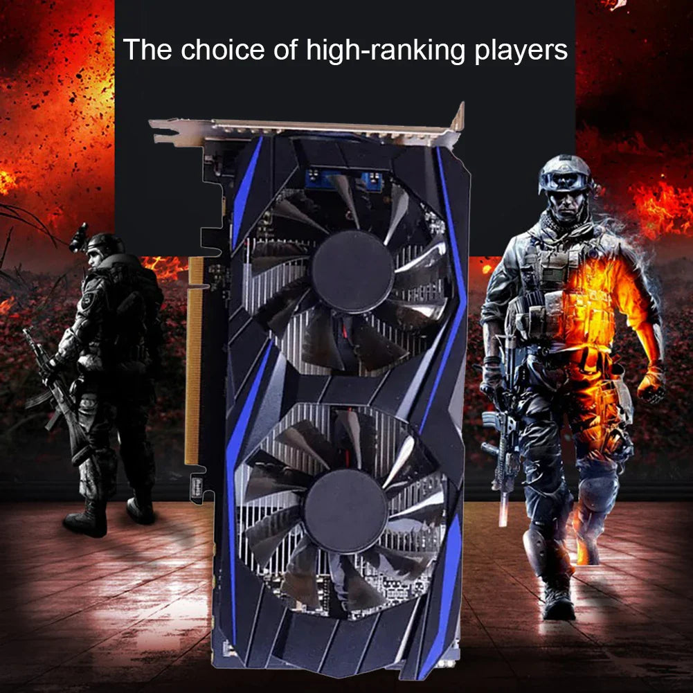 Gaming Desktop Computer Independent Graphics Card 1GB Memory High-Definition Gaming 4K Video Support Powerful Performance Afford