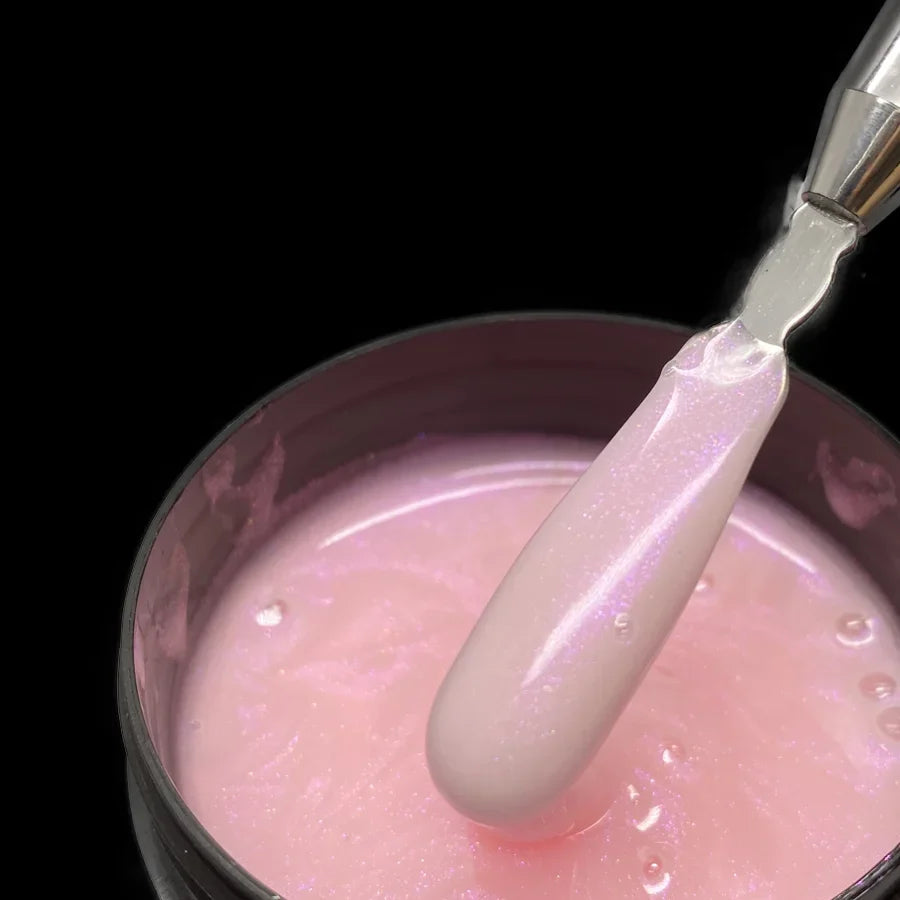 Jillnails 100g Glitter Shimmer Milky Hard Gel Builder Nail for Nails ExtensionsRoyal Blue Pink  UV LED Camouflage  Selfleveling