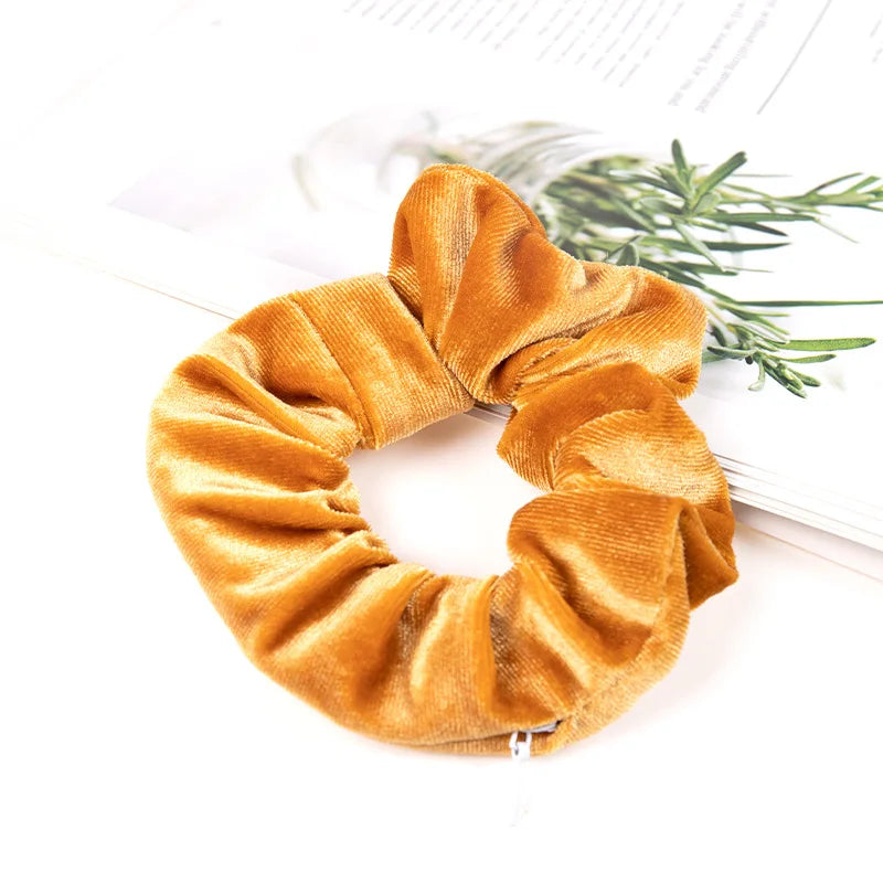 ELESABOX Hair Scrunchie with Hidden Zip Pocket: The Ultimate Diversion Safe for Valuables on the Go