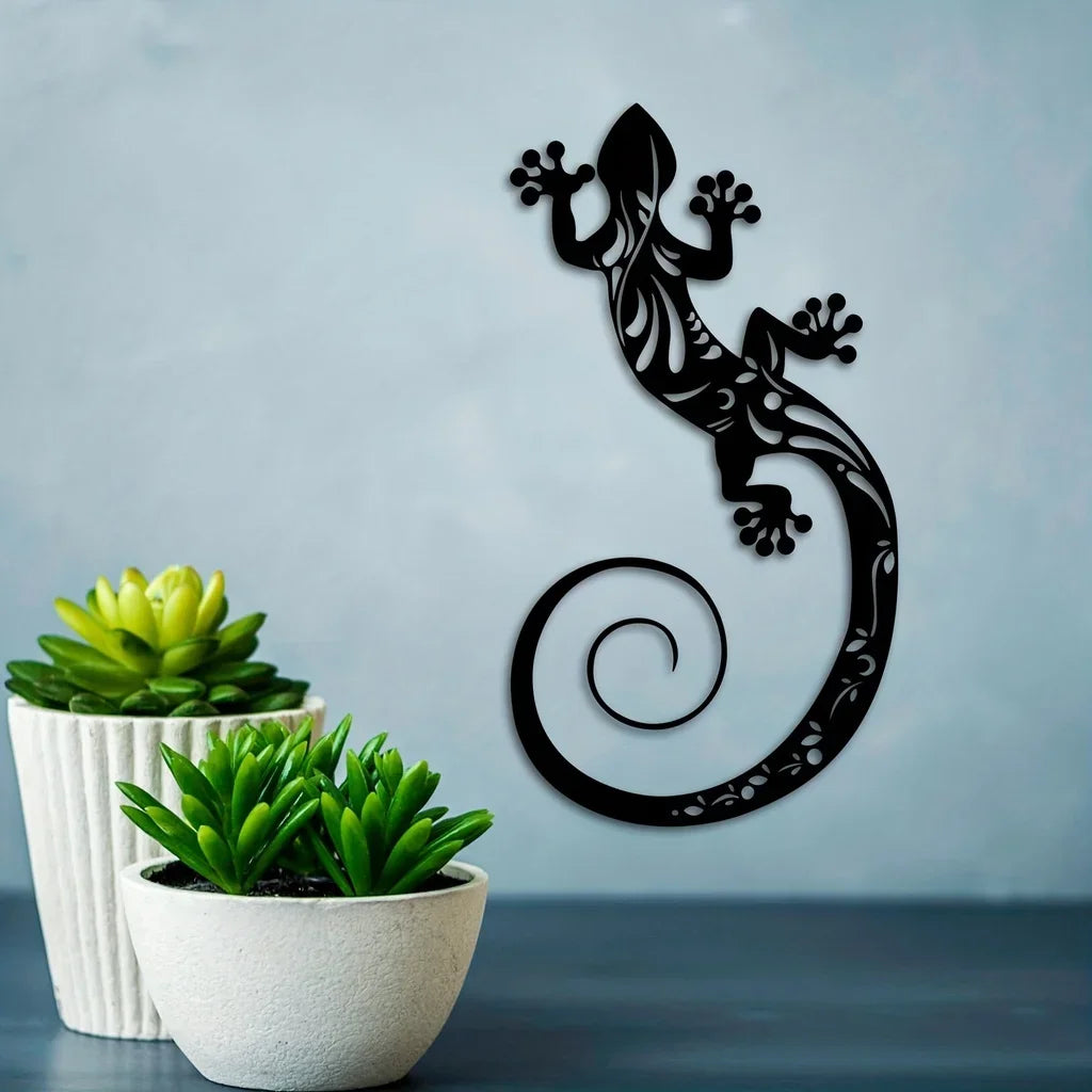 Buy A 3D Lizard Metal Wall Art - Eye-Catching Home Decor for Living Room, Bedroom, and Office Wall decor metal wall hanging - Premium Home Decor from Lizard Vigilante - Just $28.99! Shop now at Lizard Vigilante