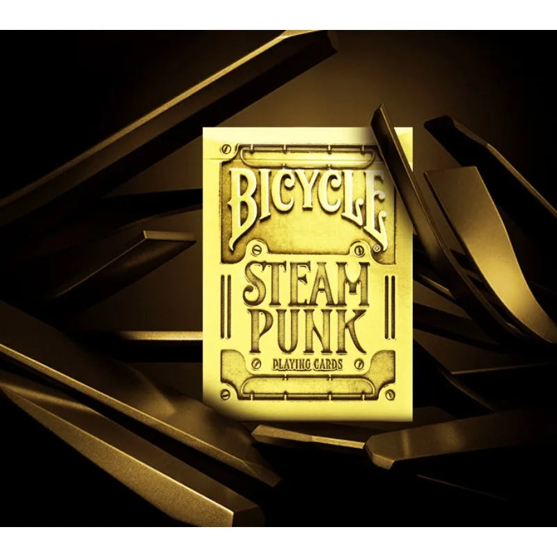 Bicycle Gold Steampunk Playing Cards Thoery11 Deck USPCC Collectible Poker Card Games Entertainment Magician Accessories - Premium  from Lizard Vigilante - Just $23.99! Shop now at Lizard Vigilante