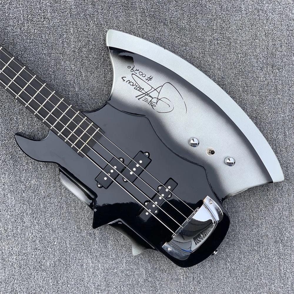 KISS Forestwind Gene Simmons Signature 4-String AXE Electric Bass Guitar | Premium Quality Musical Instrument - Premium bass guitar from Lizard Vigilante - Just $479.99! Shop now at Lizard Vigilante