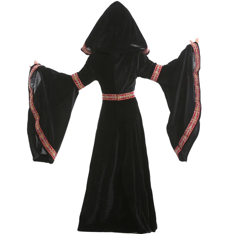 Girls' Medieval Halloween Dress for Haunted House Stage Performance - Premium Cosplay Costumes from Lizard Vigilante - Just $34.99! Shop now at Lizard Vigilante