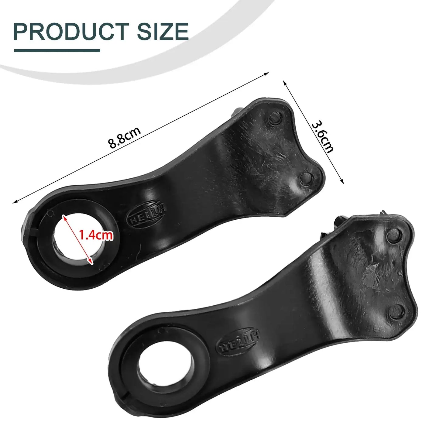 2Pcs Car Front Headlight Headlamp Repair Kit Bracket Clip For BMW 5 Series E60 E61 2003-2010 63126949633 63126949634