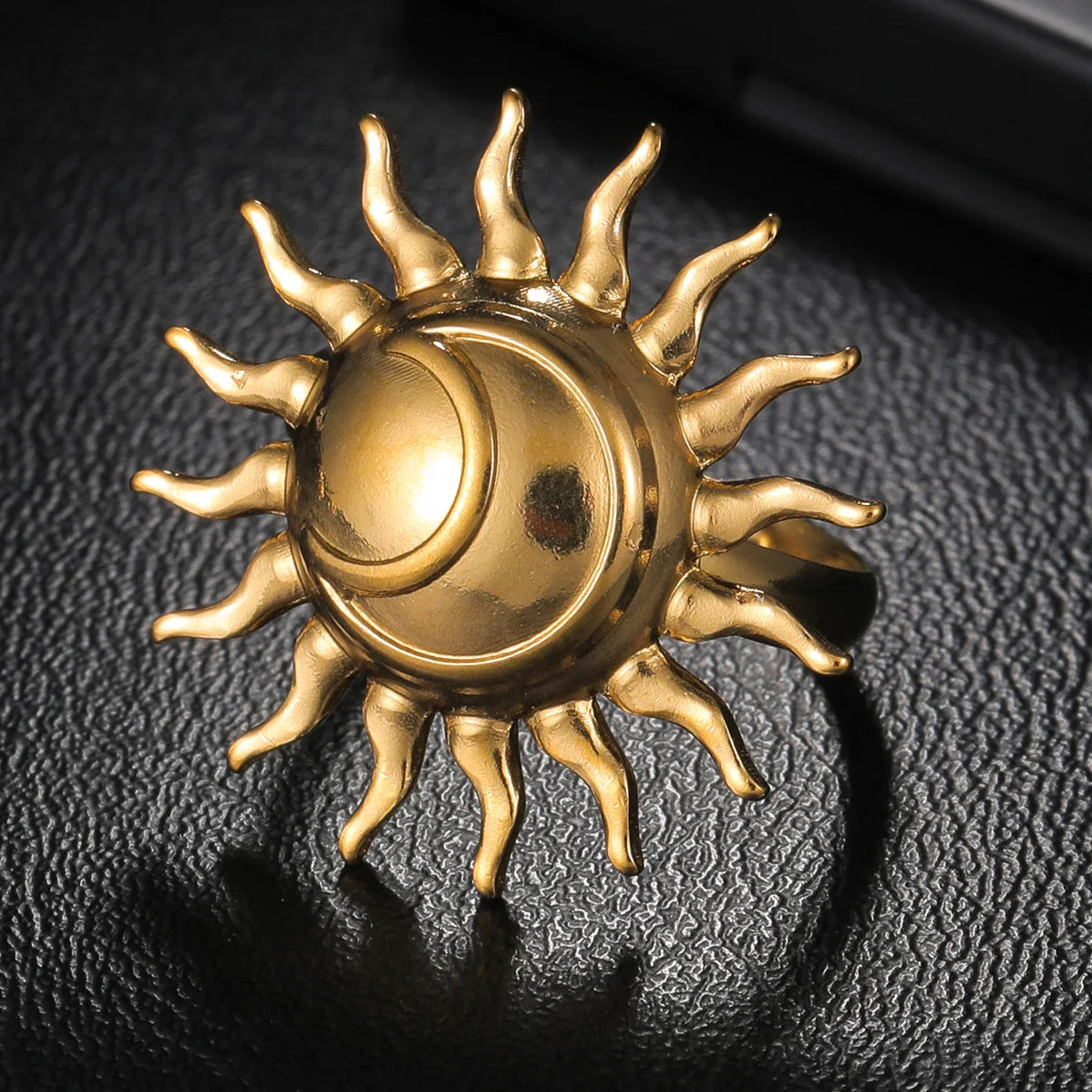 Top Band Mechanical Wheel Rock Gear Ring: 8mm Stainless Steel Comfort Fit Jewelry for Men & Women