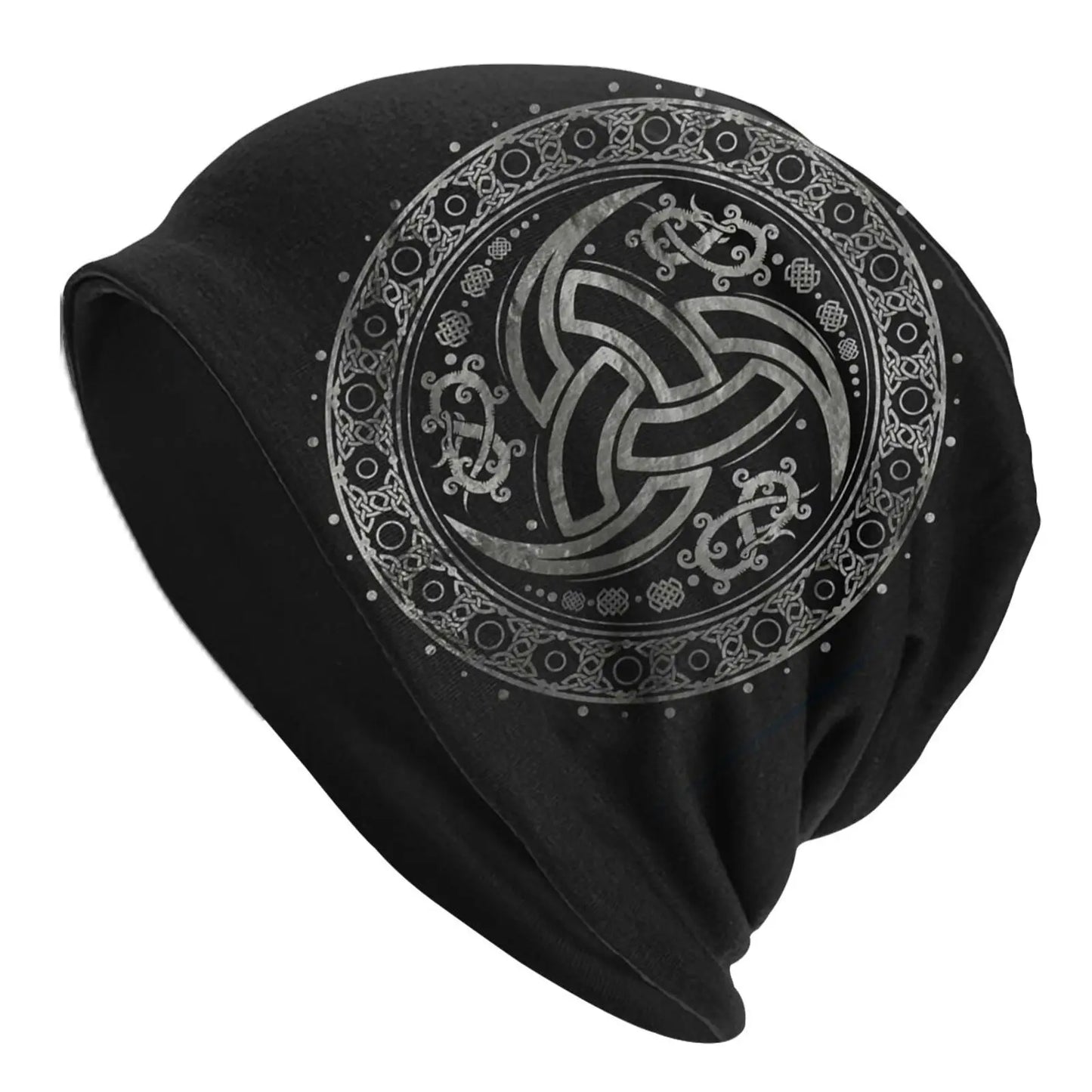 Enchanted Triquetra Tree Beanie – Mystical Comfort Meets Urban Edge for Every Bold Adventurer - Premium beanie from Lizard Vigilante - Just $18.88! Shop now at Lizard Vigilante