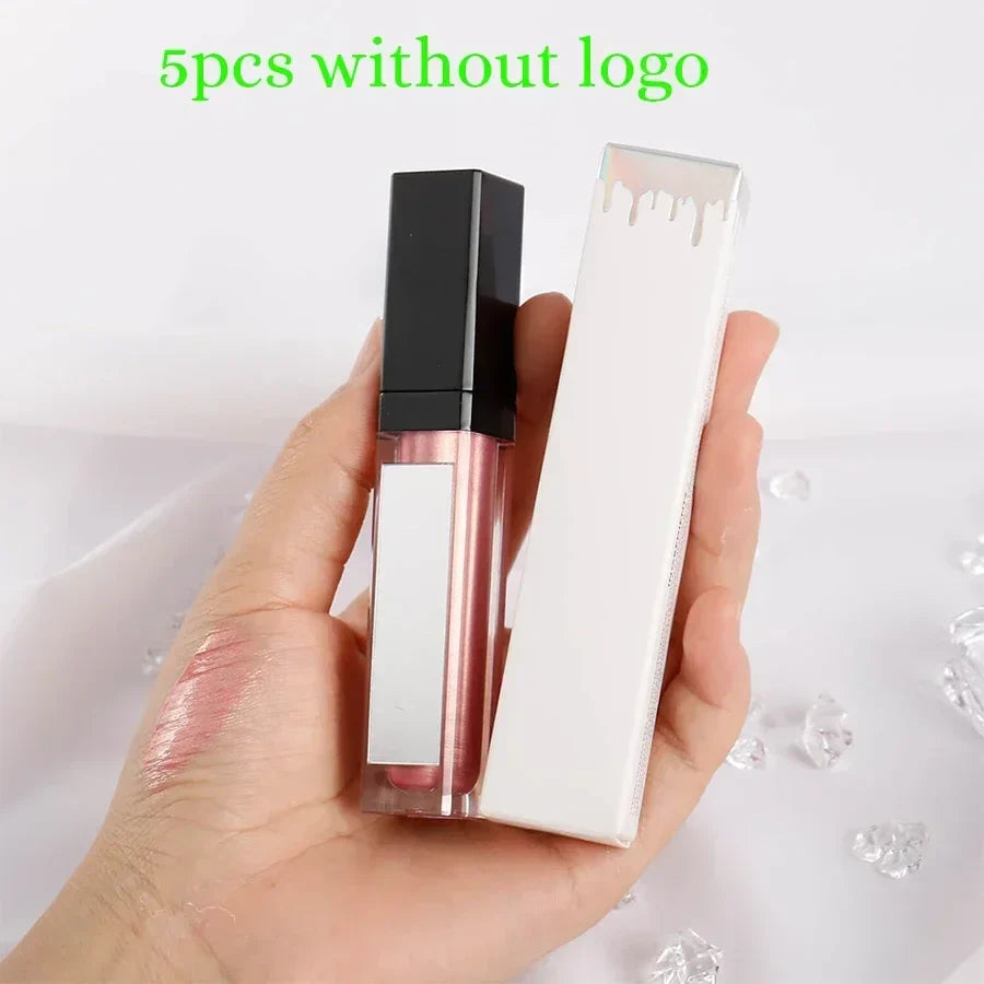 Lip Gloss with Led Light and Mirror Private Label Lipstick Liquid Shiny Colors P42 P43 P90 P143