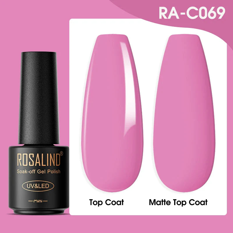 ROSALIND Gel Nail Polish Lamp All For Nails Art Manicure With Matt Base Top Coat Semi Permanant Gellak Nail Gel Polish Varnishes