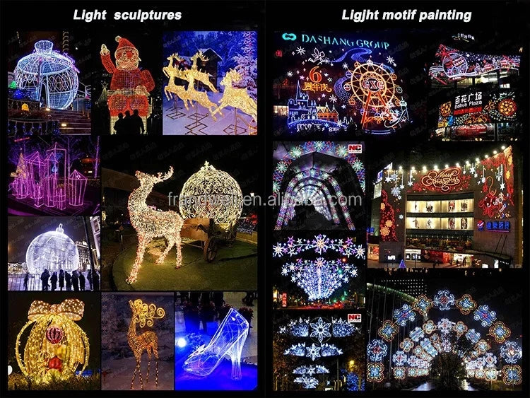 Outdoor Christmas Tree Decoration Life Size Christmas Statue For Sale