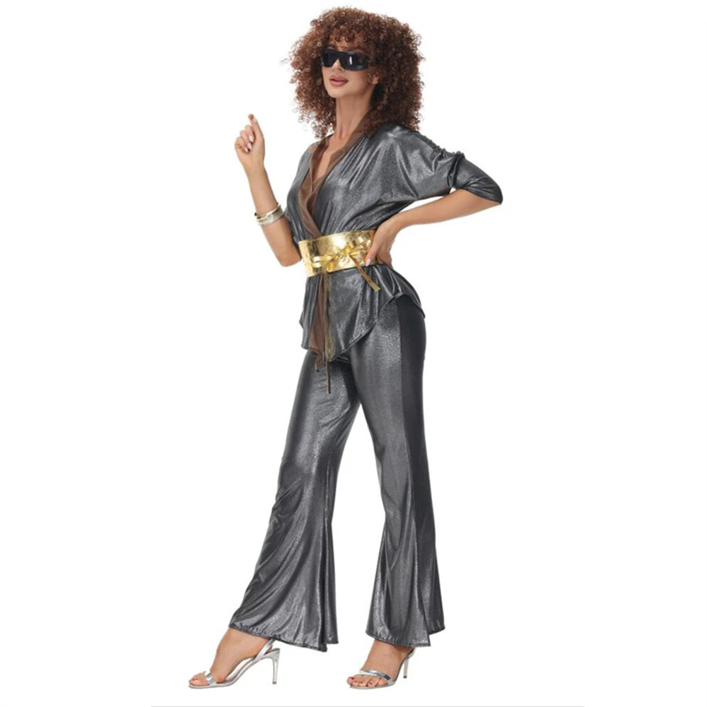 Women's Sexy Rock Disco Hippie Costumes: 70s 80s Party Outfits - Premium Cosplay Costumes from Lizard Vigilante - Just $28.88! Shop now at Lizard Vigilante