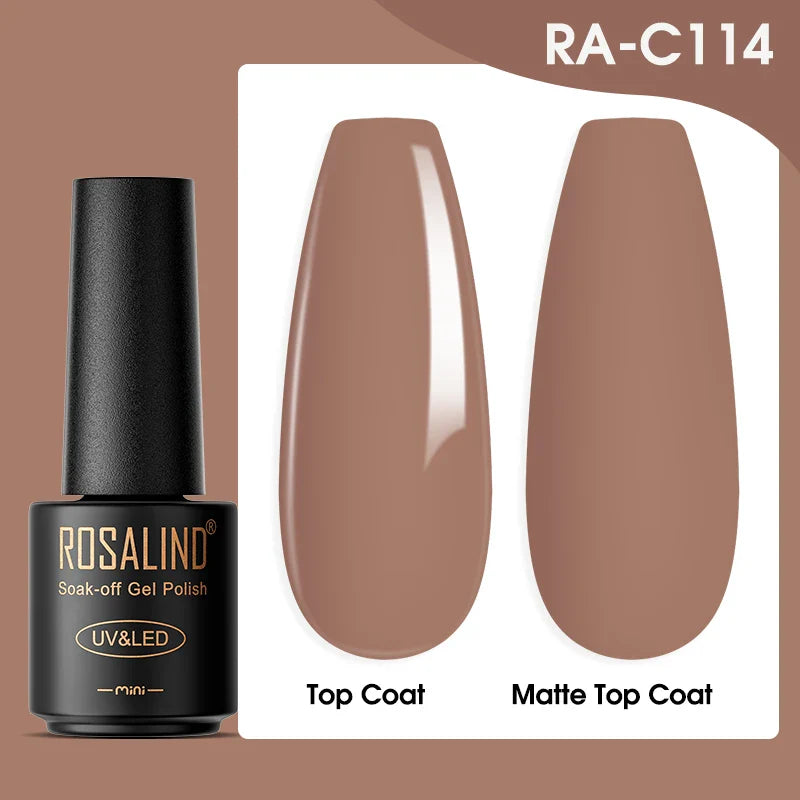 ROSALIND Gel Nail Polish Lamp All For Nails Art Manicure With Matt Base Top Coat Semi Permanant Gellak Nail Gel Polish Varnishes
