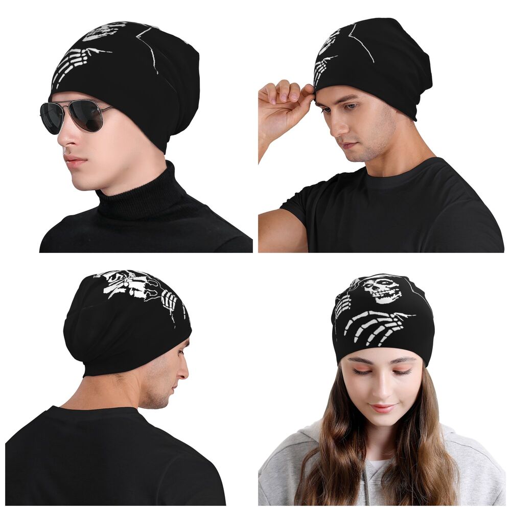 Misfits Horror Punk Rock Knit Beanie – Unisex Winter Skull Cap for Men & Women - Premium beanie from dsers - Just $19.99! Shop now at Lizard Vigilante