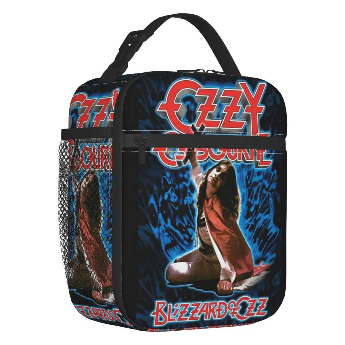 Ozzy Osbourne Heavy Metal Band Rock Lunch Bag Women Thermal Cooler Prince Of Darkness Insulated Lunch Boxes for  School - Premium cooler bag from Lizard Vigilante - Just $21.99! Shop now at Lizard Vigilante