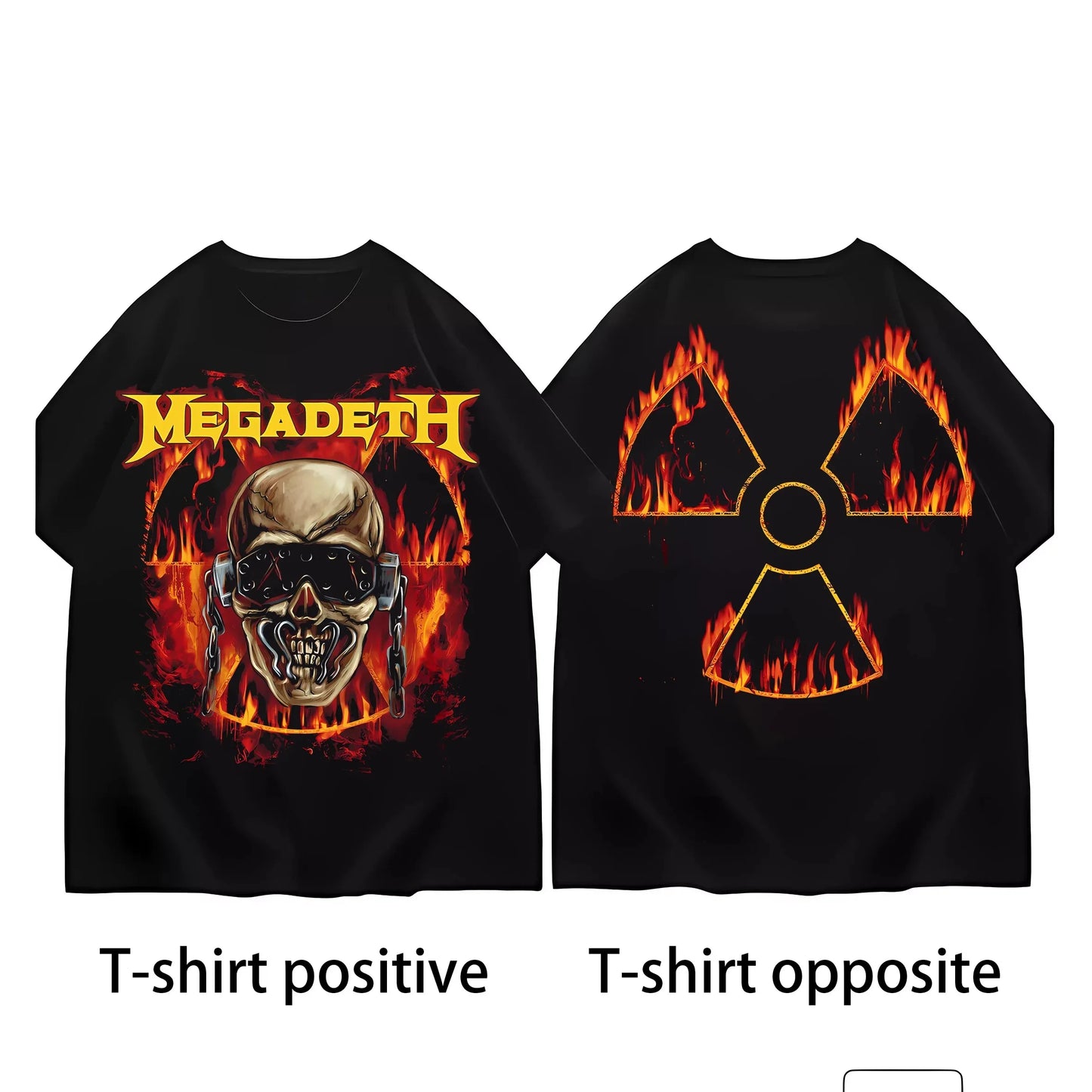 Megadeth Vintage Heavy Metal T-Shirt for Men – Classic Cotton Band Shirt, Round Collar, Short Sleeve, Perfect Gift for Fans - Premium T-shirt from Lizard Vigilante - Just $23.88! Shop now at Lizard Vigilante