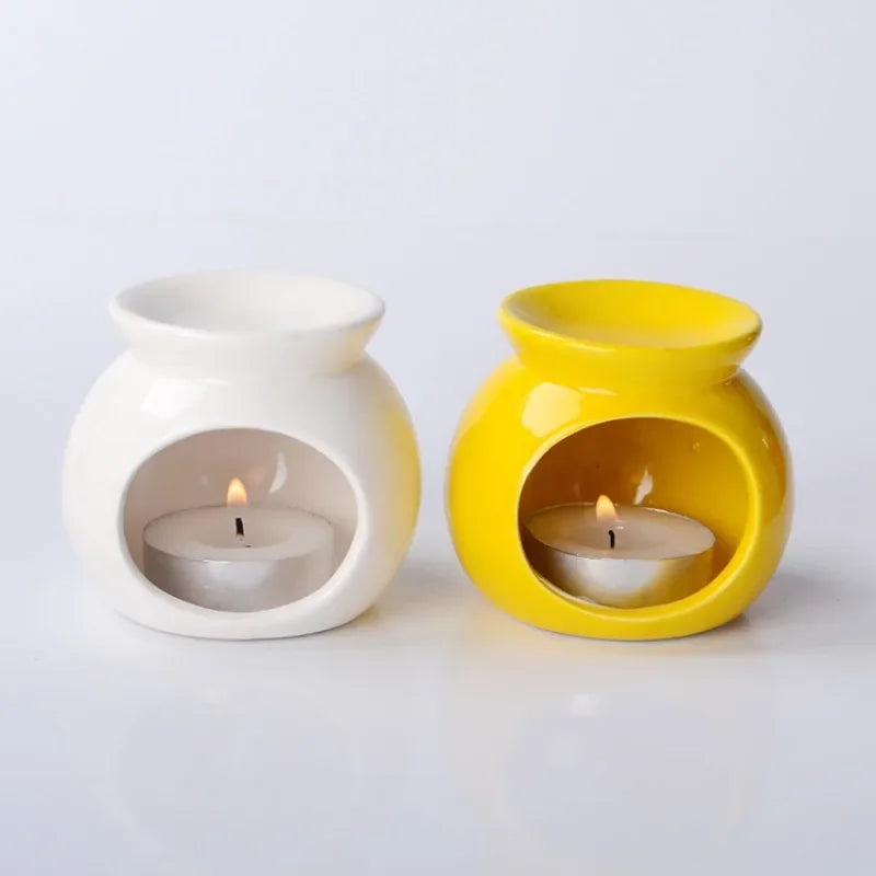 Essential Oil Burners Wax Melt Warmer Aromatherapies Aromas Diffuser Furnaces Ceramics Tealight Holder Decors