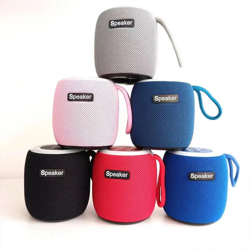 Outdoor portable wireless Bluetooth speaker, subwoofer, car and home with colorful lights, atmospheric small mini speaker