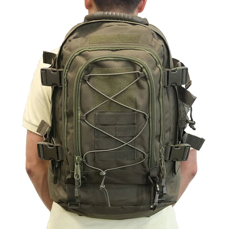 LQARMY 65L Tactical Expandable Warpack – Heavy-Duty Military Grade MOLLE Rucksack for Apocalypse-Ready Hiking, Camping, Travel & Combat - Premium bag from dsers - Just $80.99! Shop now at Lizard Vigilante