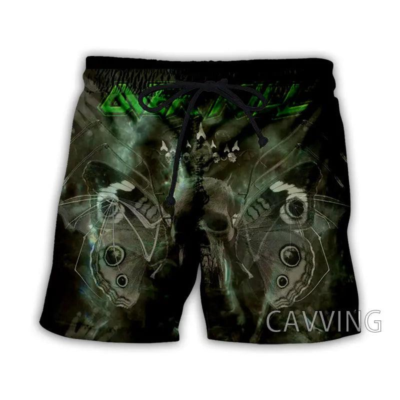 Overkill Band Summer Beach Shorts Streetwear Men Quick Dry Vacation Casual Shorts Women/Men's 3D Print - Premium shorts from DS - Just $29.99! Shop now at Lizard Vigilante