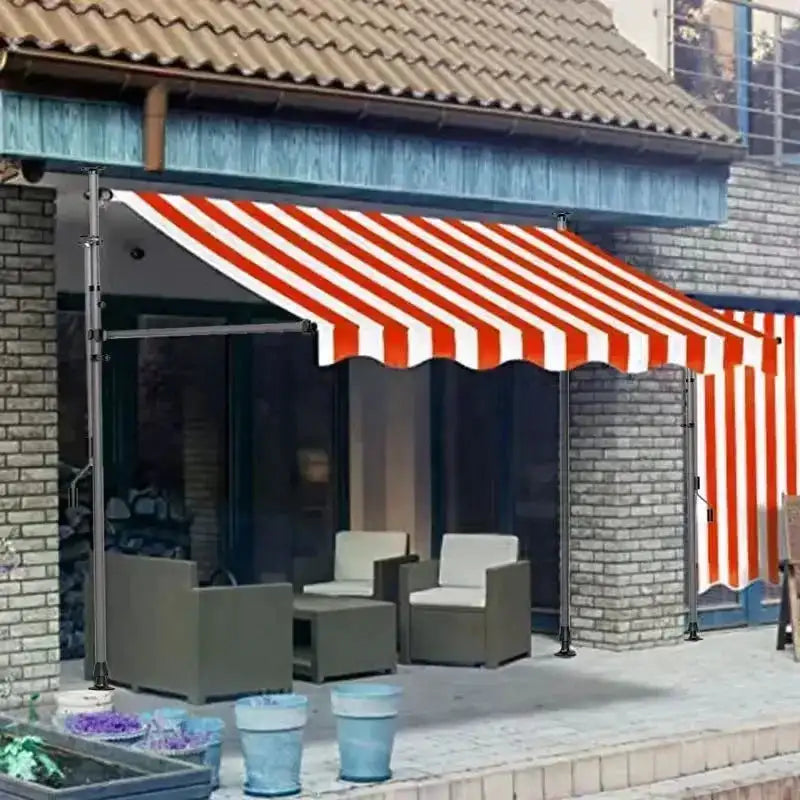 Awnings Rain and Snow Resistant UV Resistant Folding and Telescopic Canopy Tent Outdoor Garden Balcony Roof Courtyard Sunshade