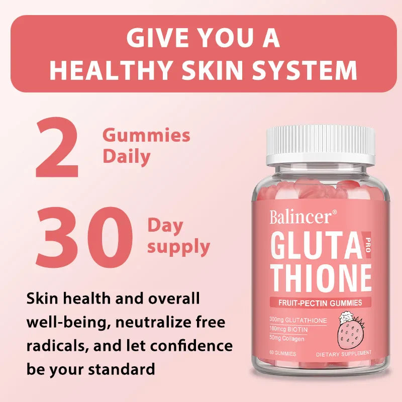 Collagen with Glutathione, Advanced Hydrolyzed Formula for Optimal Absorption, Skin, Hair, Nails & Joints, Natural Antioxidant
