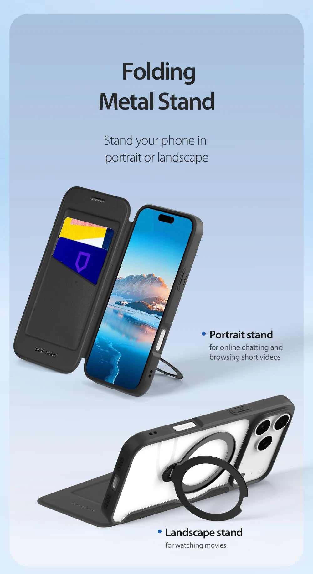 DUX DUCIS Armored MagSafe iPhone 17 Pro Max Case — Military-Grade Magnetic Stand Fortress