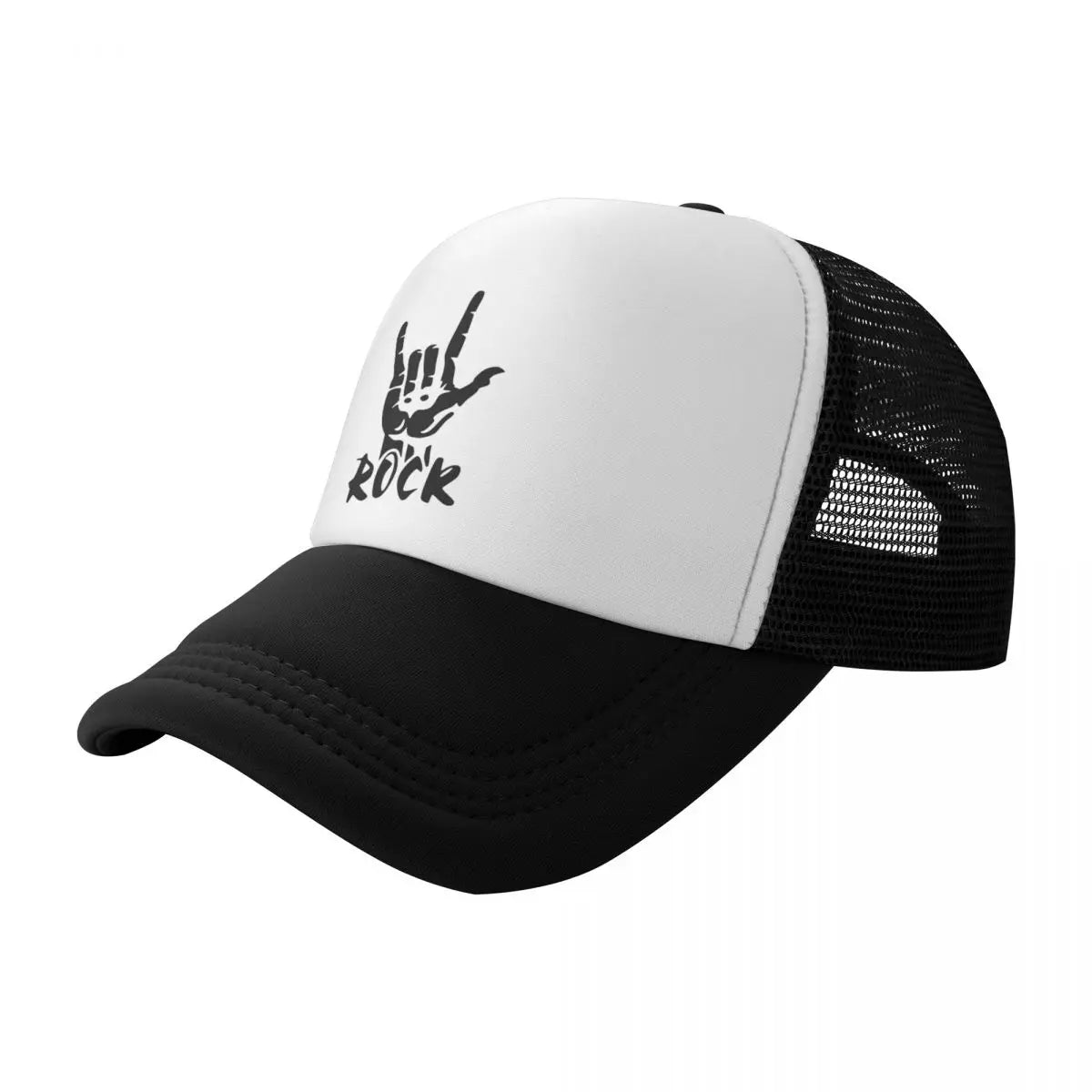 Heavy Metal Rock Music Trucker Hat Women Men Custom Adjustable Unisex Baseball Cap Outdoor Snapback Caps - Lizard Vigilante