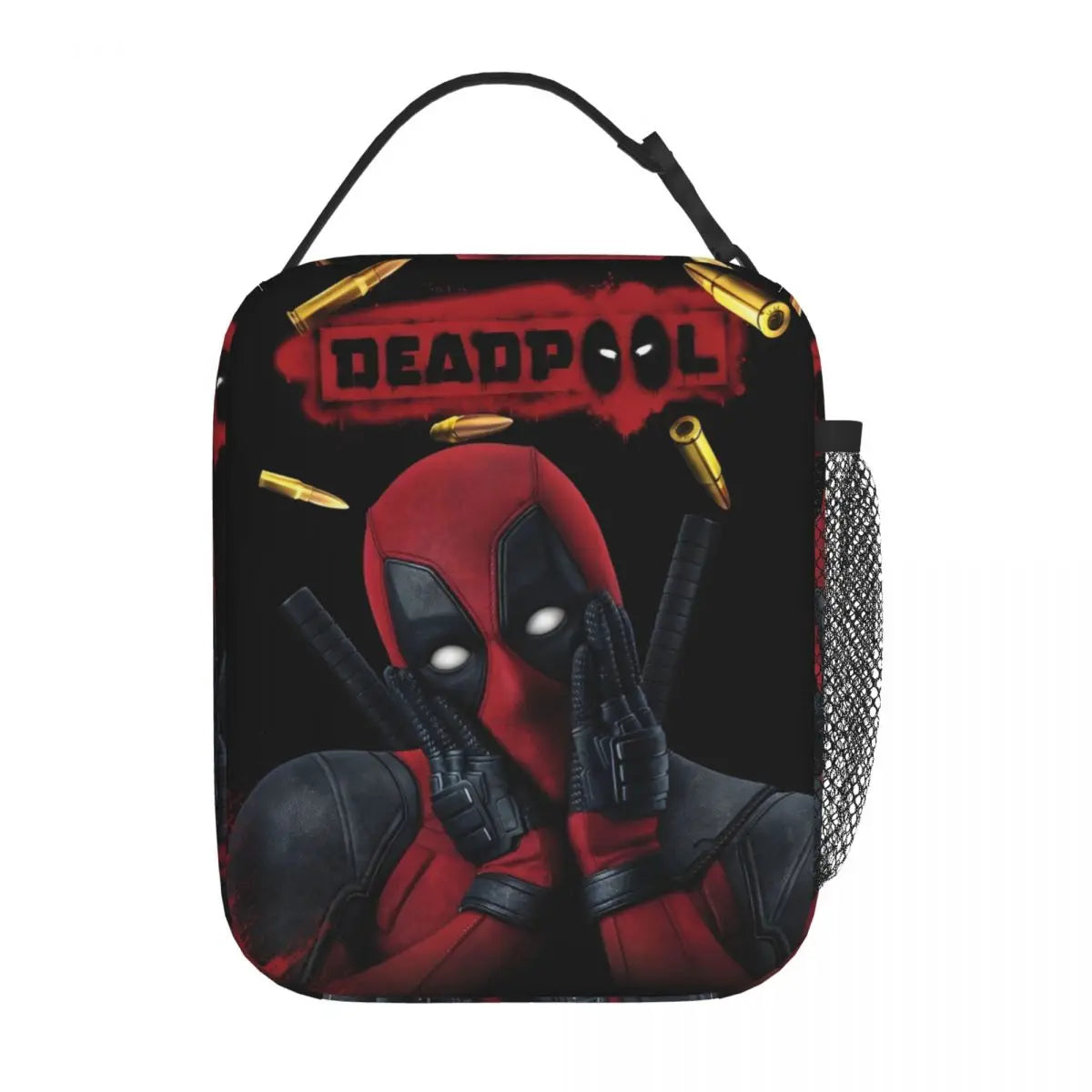 Deadpool Film-Inspired Insulated Lunch Bag – High-Capacity Thermal Tote for Men, Women, College, and Picnics - Premium bag from Lizard Vigilante - Just $23.88! Shop now at Lizard Vigilante