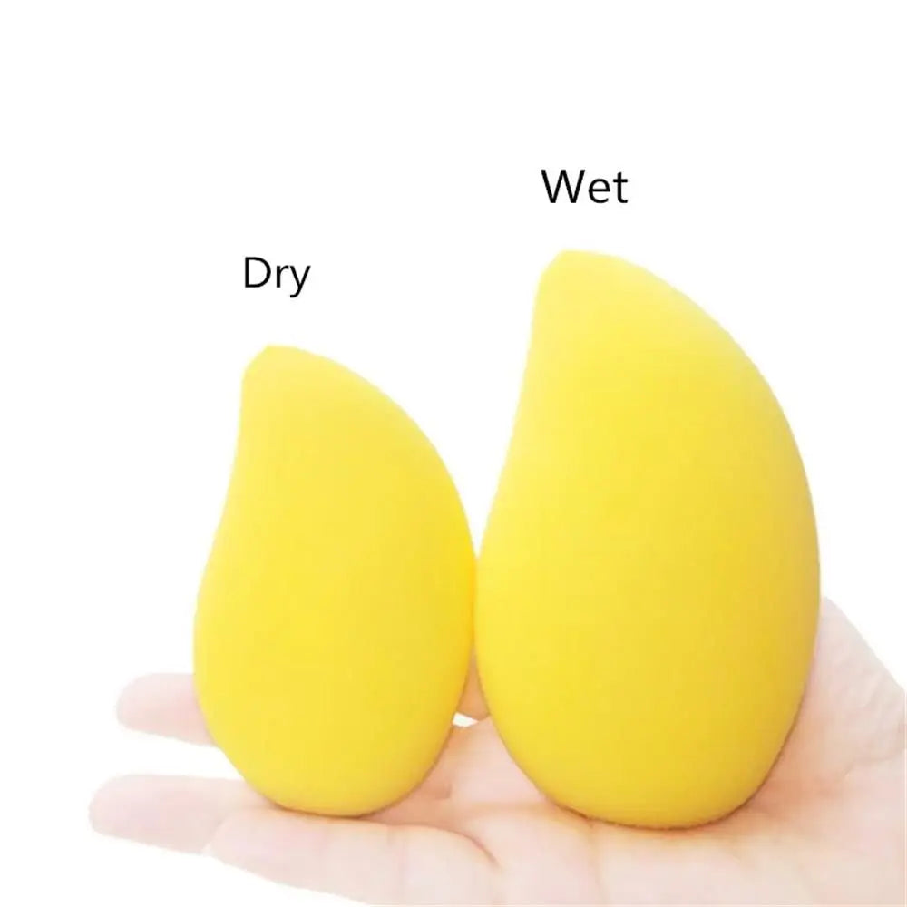 Women Foundation Powder Mango Shape Cushion Sponge Cosmetic Puff Beauty Tool Makeup Egg