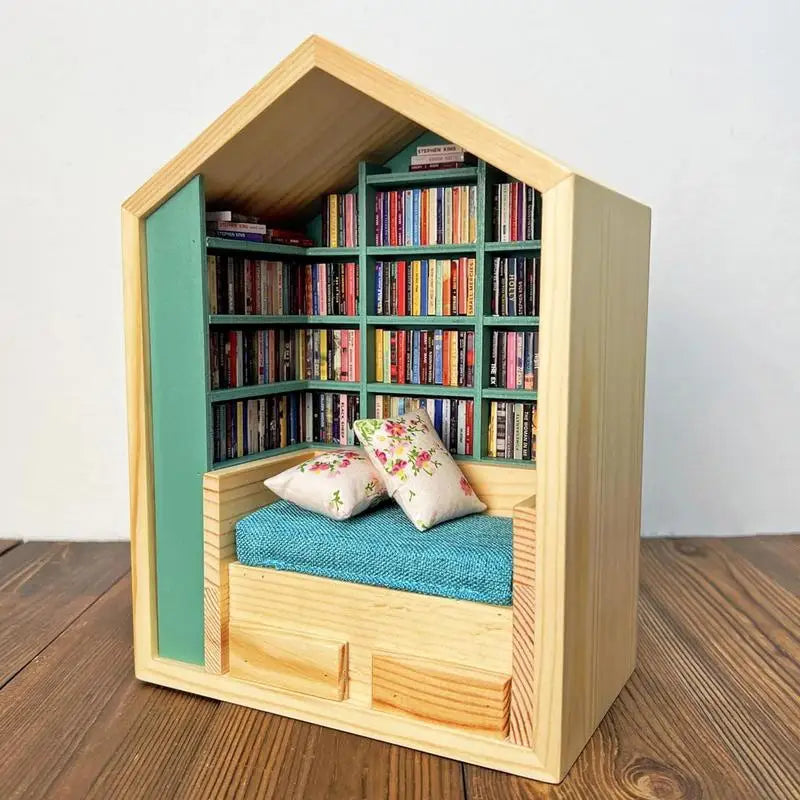 Anxiety Bookroom Shake Away Your Anxiety Bookshelf Toy Books Decor Set Unique Stress Reliever Bookroom Miniature Bookshelf - Premium  from Lizard Vigilante - Just $30.99! Shop now at Lizard Vigilante